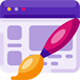 Graphic Designing Services Icon